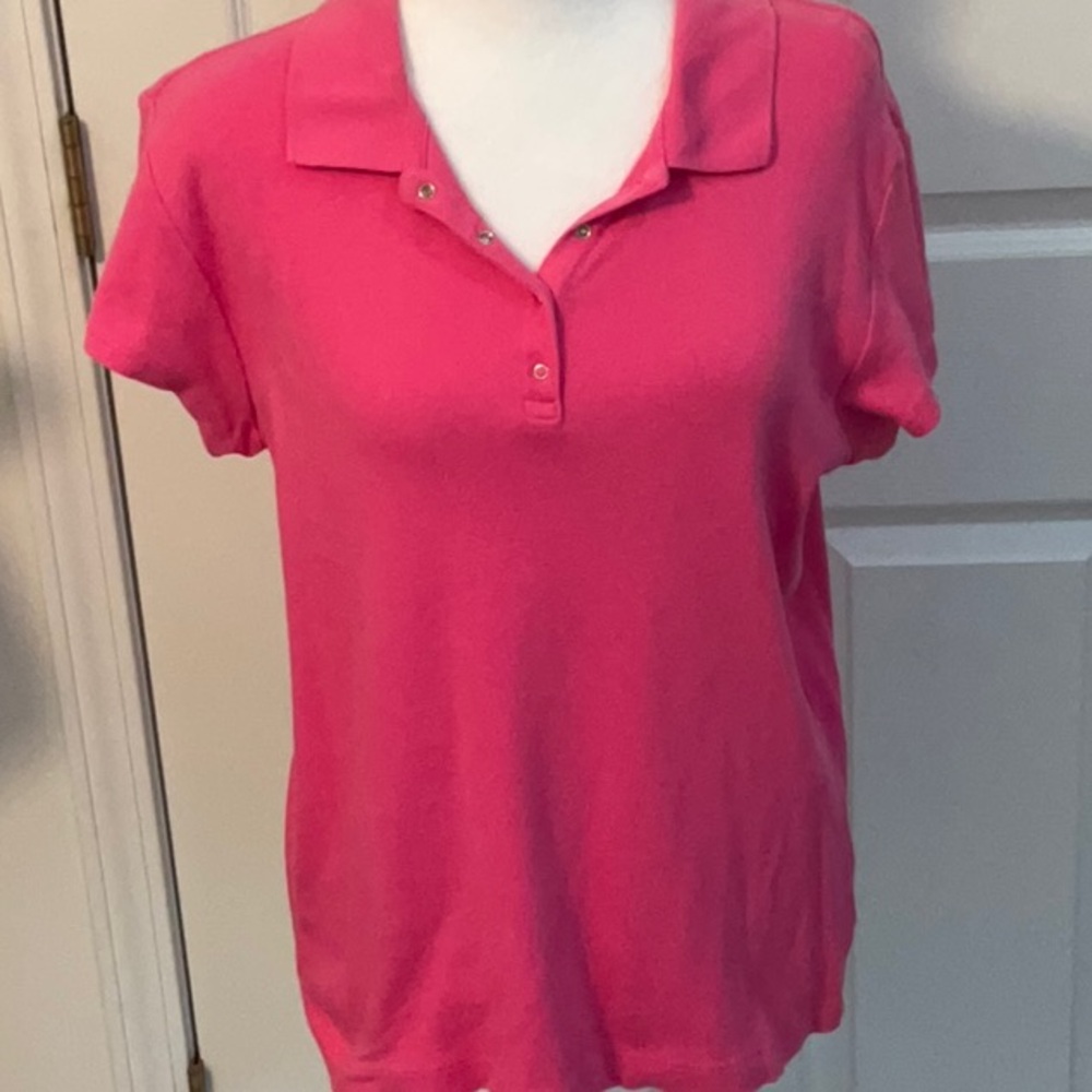 CHICO’S POLO TOP SIZE LARGE